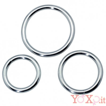 Set di 3 COCKRING in Acciaio