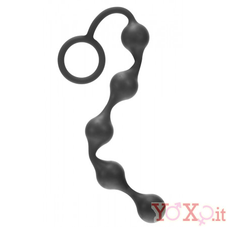 Catena Anale a Sfere Flessibile in Puro Silicone Lunga 20 cm. Diametro 2,5 cm.