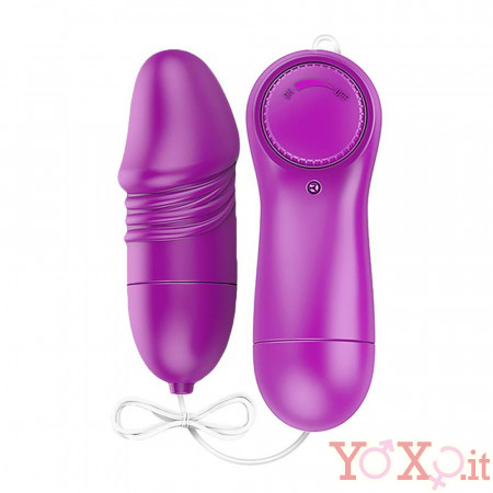 Ovulo Vibrante Multi Velocità Laary Realistico 7,7 x 2,8 cm. Fucsia