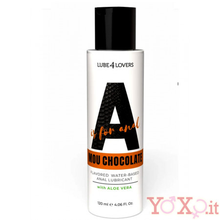 Lubrificante Anale al Cioccolato Base Acquosa 120 ml.