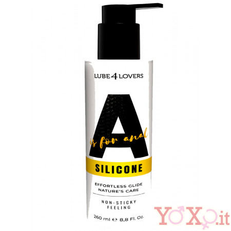 Lubrificante Anale 100% Silicone Lunga Durata 260 ml