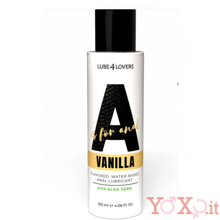 Lubrificante Anale alla Vaniglia Base Acquosa 120 ml.