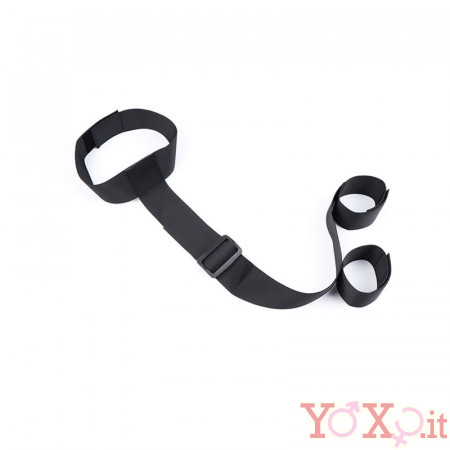 Manette e collare in Nylon Fetish