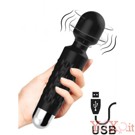 Massaggiatore in Puro Silicone impermeabile 20 x 4,2 Postman