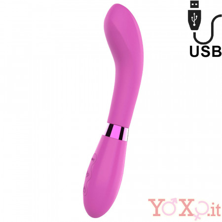 Vibratore Punto G Milkshake Dance in Silicone 21 x 3,5 cm. Rosa Ricaricabile