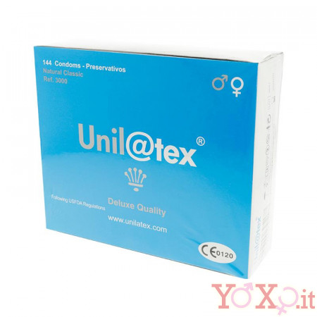 Unilatex Profilattici Naturali in Lattice 144 pz
