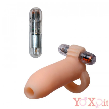 Guaina Vibrante Allunga Pene + 2cm di Diametro 