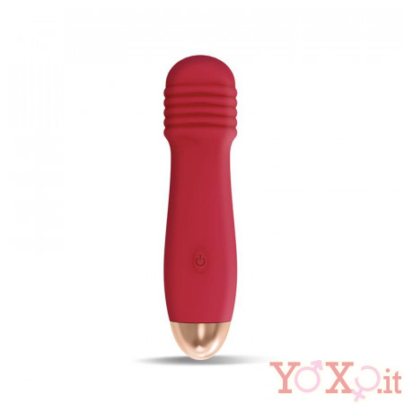 Vibratore Nesta in Silicone 11,5 x 3 cm Ricaricabile con USB Rosso