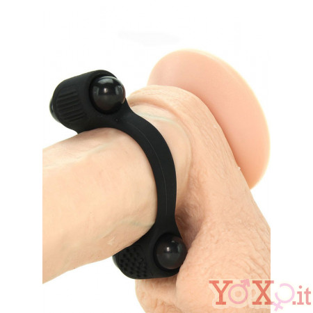 Anello Fallico Vibrante con 2 Bullet C-Ringz Magic Touche Couples in PURO SILICONE