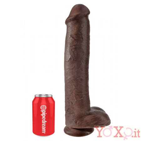 KING COCK - Fallo Ultra Realistico Marrone 42 X 7,5 cm. - Alta Qualita MADE in USA