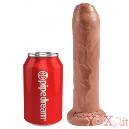 KING COCK - Fallo Ultra Realistico Mulatto che si Scappella 20 x 4,5 cm. - Alta Qualita MADE in USA