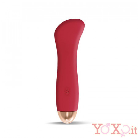 Vibratore Phana in Silicone 11,5 x 3 cm Ricaricabile con USB Rosso