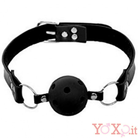 Ball Gag Forata 4 cm Diametro - Fetish Fantasy Series