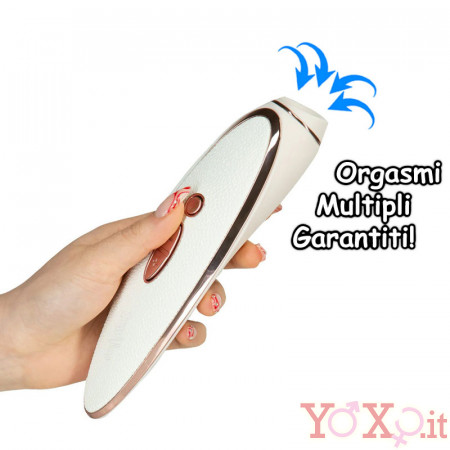 Satisfyer Prêt-à-porter Stimolatore Clitoride Vibrante con Risucchio Ricaricabile USB