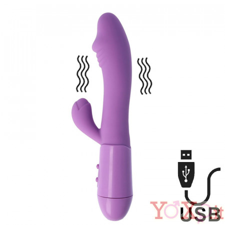 Vibratore Rabbit N.73 con Stimolazione Punto G 13 x 3 cm Ricaricabile USB