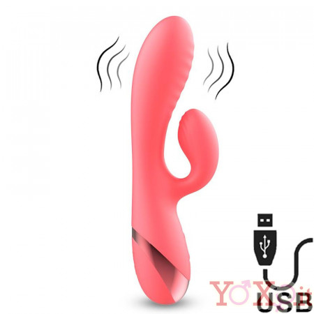Vibratore Rabbit Lea USB Ricaricabile Rosa 10 x 3,5 cm