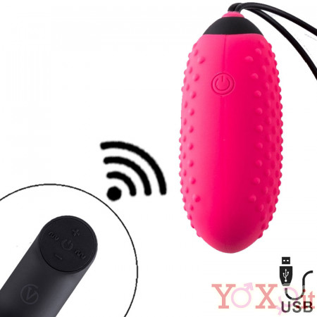 Ovetto Vibrante G4 in Silicone Fucsia Ricaricabile con USB