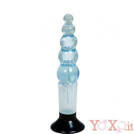 Vibratore Anale Morbido e Flessibile con Ventosa 17 X 3 cm.