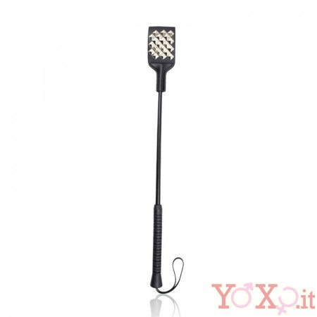 Sculacciatore Quadrato 53 cm con Borchie Argentate