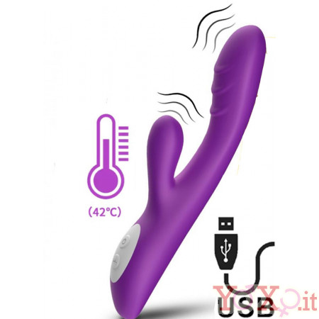 Vibratore Riscaldante (42 gradi) Impermeabile Silenzioso Ricaricabile USB Spark