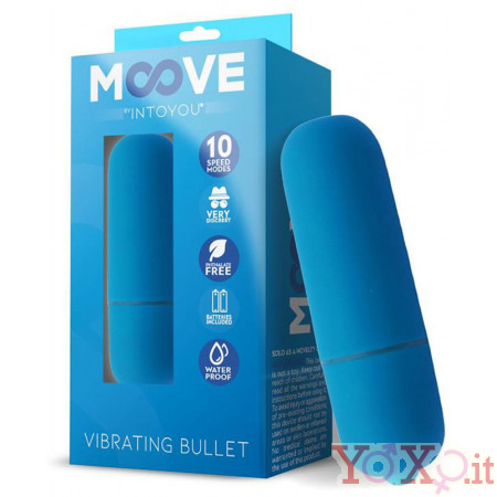 Mini Vibratore Bullet 5,5 x 2 cm. Azzurro
