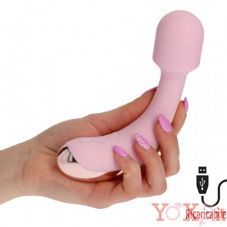 Massaggiatore Vibrante Flessibile in Puro Silicone 17 x 4 cm. Ricaricabile USB