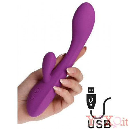Vibratore Rabbit Elys Convex Purple 21,2 x 3,7 cm.