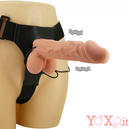 Strapon per Donna con Dildo Vibrante 18 x 5 cm