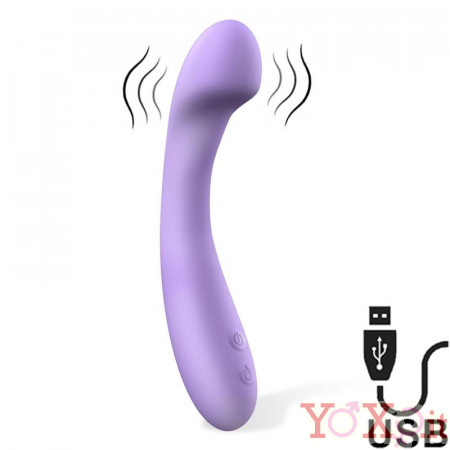 Vibratore Flessibile per Punto G in Silicone Ricaricabile con 19 x 4 cm