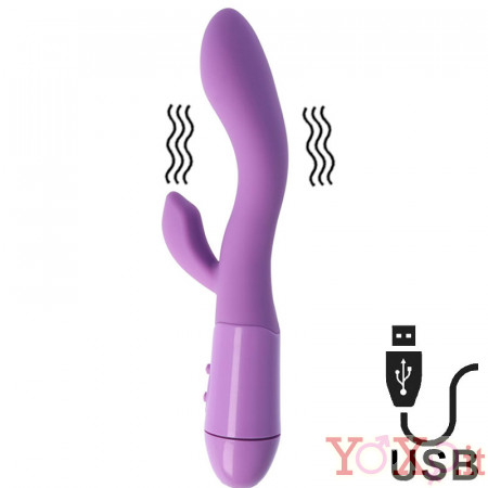 Vibratore Rabbit N.74 con Stimolazione Punto G 16 x 3,5 cm Ricaricabile USB