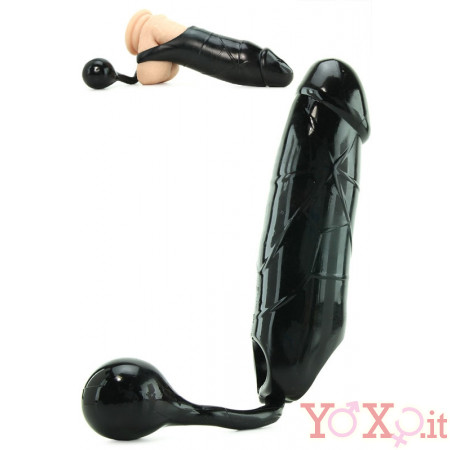 Guaina Fallica (Lunghezza + 4,4 cm)  con Ass-Lock Anale (4 cm diam.)