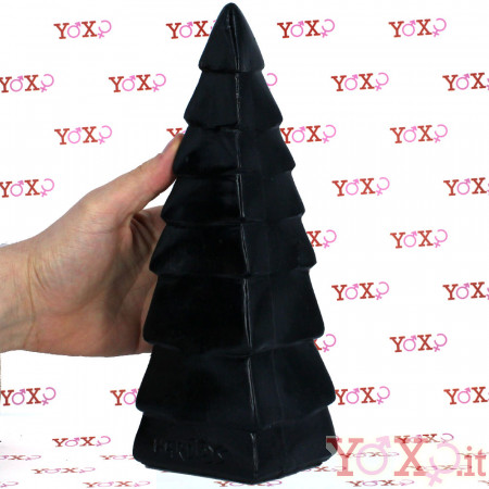 Pyramide - Cuneo Anale Gigante a Piramide 26,5 x 11 cm. Nero
