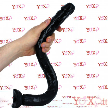 Death - Gut Snake Dildo Flessibile dalla Forma Realistica 48 x 3,5 cm. Nero