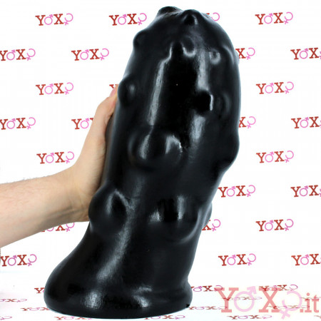 Fallo anale gigante nero 30 x 13 cm.