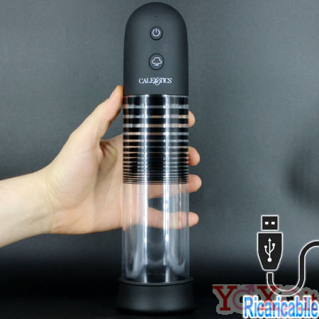 EZ Pump Kit pompa sviluppa pene automatica ricaricabile USB 20,5 x 6 cm.