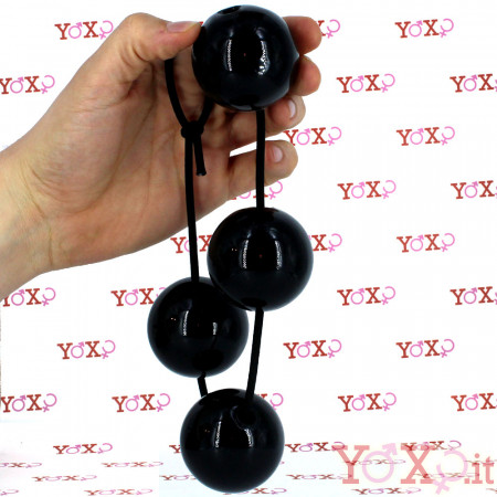 Palle Vaginali o Anali 4 Large 60 x 5 cm. Nero