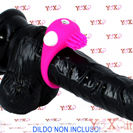 Stimu Ring Anello Fallico Vibrante in Puro Silicone