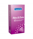 PASANTE PROFILATTICI STIMOLANTI RIBS E DOTS 12 PEZZI 