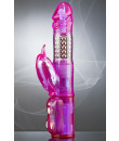 Vibratore Rabbit ULTRA 7 PENGUITRONIC con Stimola Clitoride  25 x 4 cm.