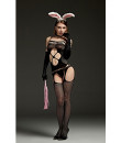Bodystocking Sensuale "AVERY" Taglia Unica Elasticizzata (36-48) Nero