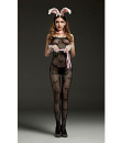 Catsuit Tuta sexy "PENELOPE" Taglia Unica Elasticizzata (36-48) Nero