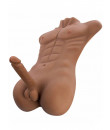 Busto Uomo Realistico con Dildo AIDEN 13 Kg