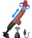 Vibratore Realistico con Spinta e Oscillazione con Ventosa Removibile 16 x 4 cm e Telecomando