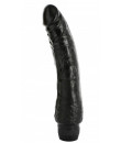 Vibratore Realistico Perfect Black in Morbido Jelly - 21 x 4 Cm.