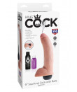 KING COCK 9 Fallo Ultra Realistico Eiaculante 23 x 5,2 cm. Flacone di Sperma incluso