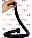 Naja Spitting - Gut Snake Dildo Flessibile 90 x 2,5 cm. Nero