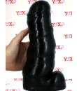 Worm - Fallo Enorme del Verme Gigante 27 x 11 cm. Nero