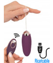 Ovetto Pulsante Wireless in Silicone 9 x 3,4 cm. Viola