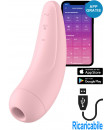 Satisfyer Curvy 2+ Stimolatore per Clitoride con Onde di Pressione in Silicone Rosa