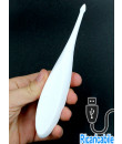 Satisfyer Twirling Fun Stimolatore Ultra Potente per Clitoride in Silicone Bianco Ricaricabile USB